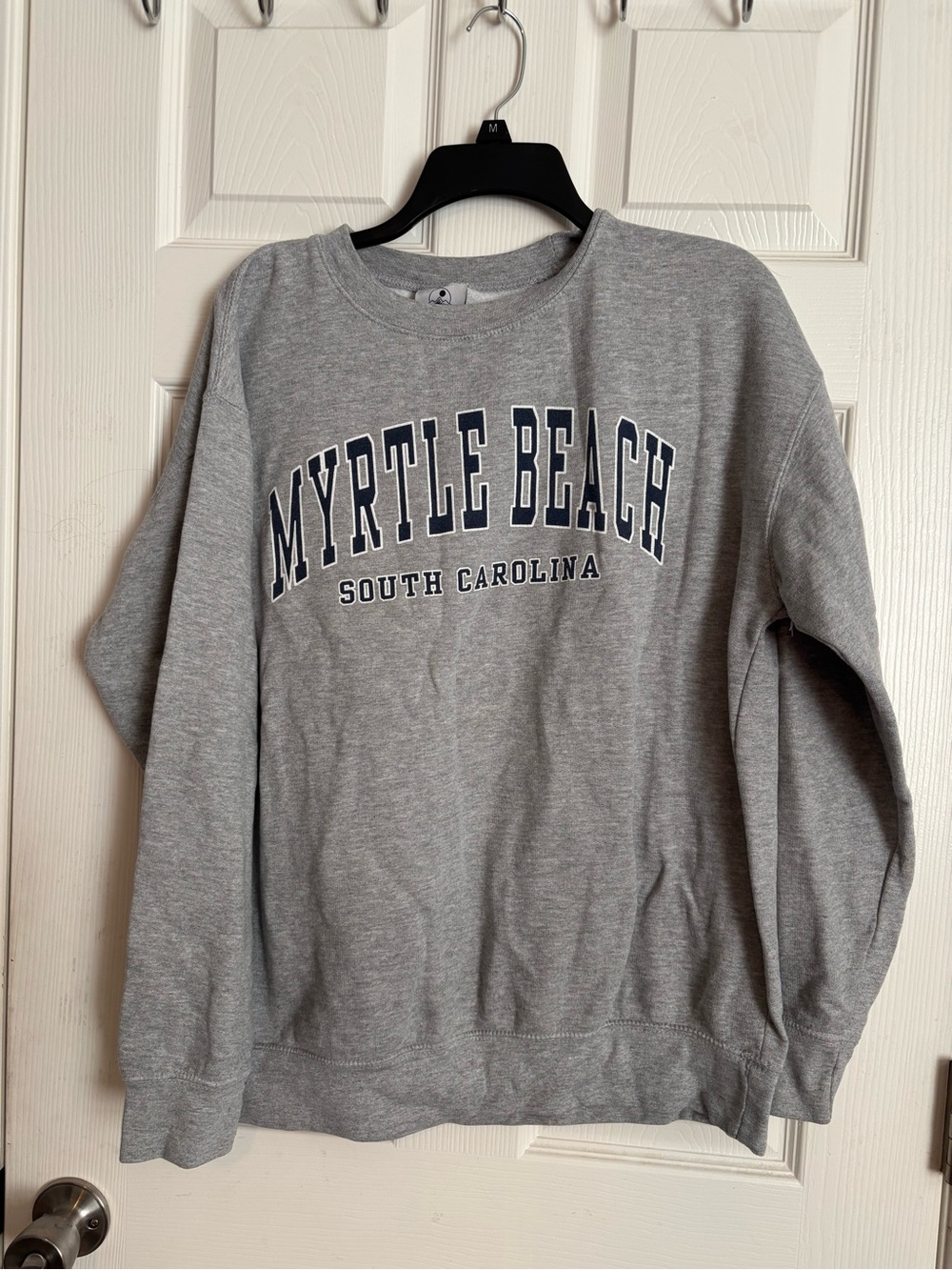 Myrtle Beach South Carolina Grey Crewneck Sweatshirt - Classic Comfort